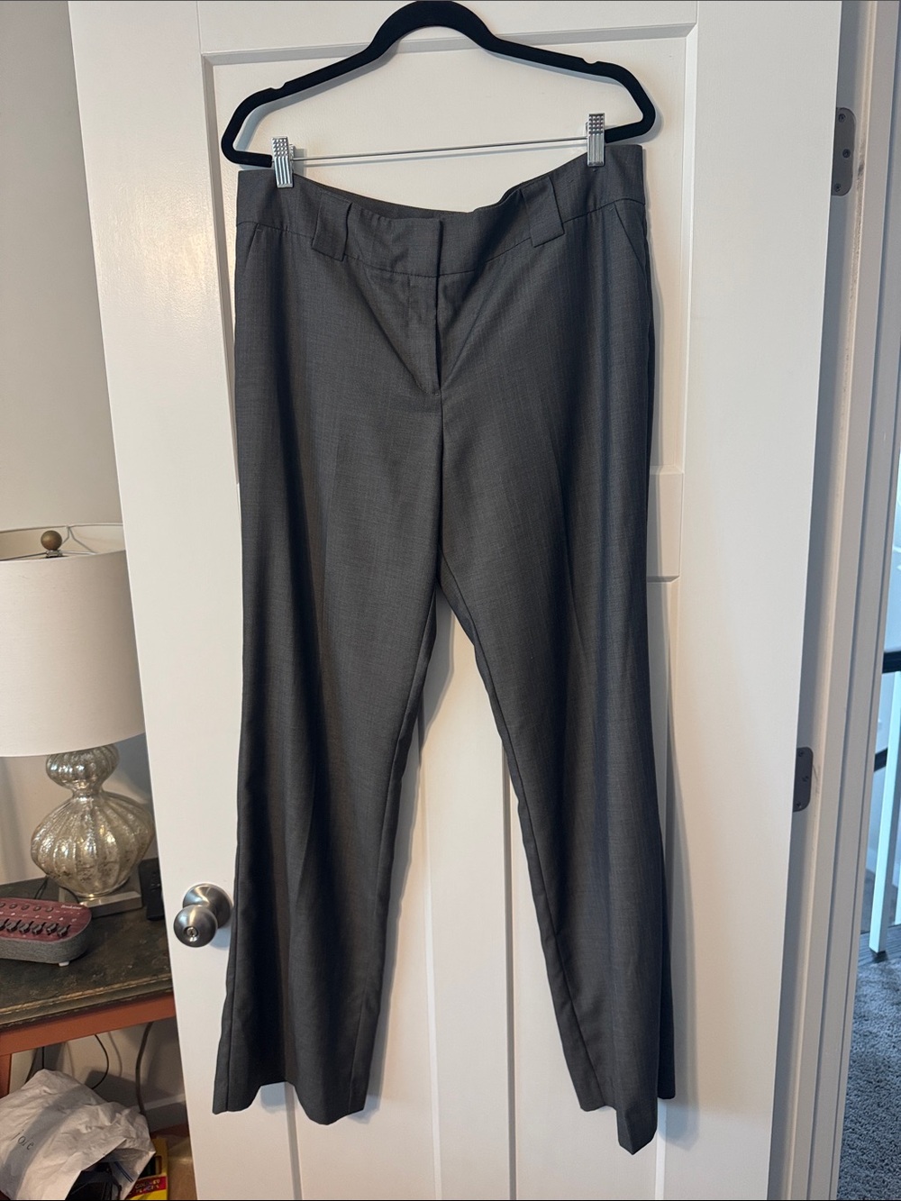 New York & Company Tall Dress Pants in Charcoal Gray